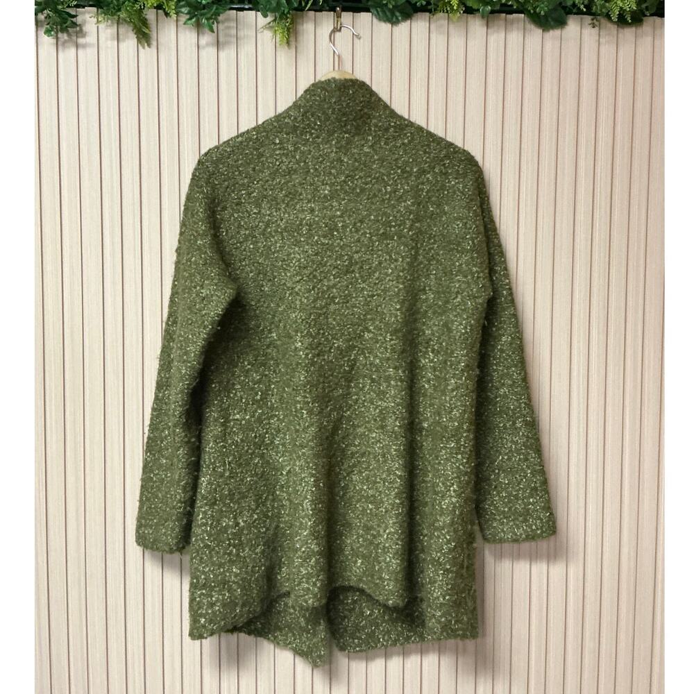 EILEEN FISHER Women’s Alpaca Wool Silk Blend Sweater Green Size S - Picture 2 of 6